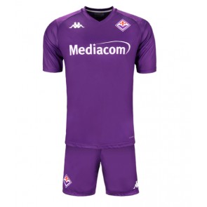 Billiga Fiorentina Hemmatröja Barn 2024-25 Kortärmad (+ Korta byxor)